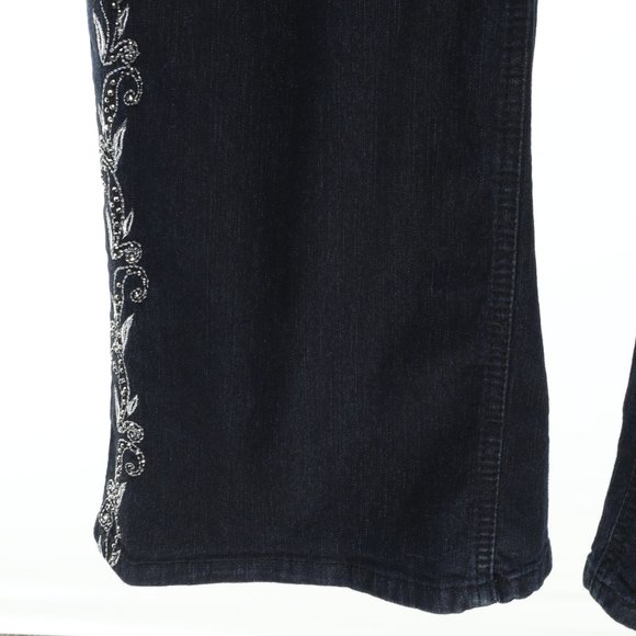 COS Deep Blue Wash Embellished Jeans Women's Size Plus18W - Picture 9 of 14
